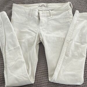 Hollister Slim White Stretch Jeans